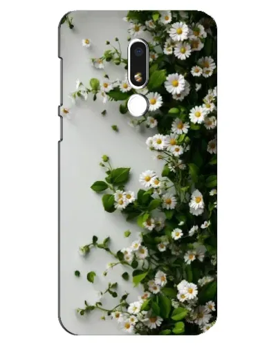 Чехол для Meizu M8 Lite с картинкой «Ветка мелких белых цветов» Чехол для Meizu M8 Lite с картинкой «Ветка мелких белых цветов»