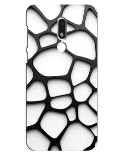 Чохол для Meizu M8 Lite з картинкою «Біла об'ємна сітка» Чохол для Meizu M8 Lite з картинкою «Біла об'ємна сітка»