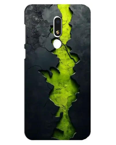 Чехол для Meizu M8 Lite с картинкой «Салатовый разлом скалы» Чехол для Meizu M8 Lite с картинкой «Салатовый разлом скалы»