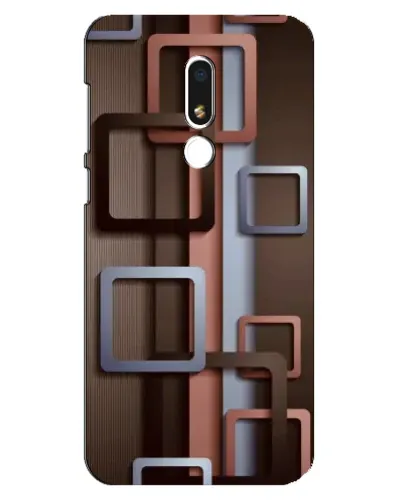 Чехол для Meizu M8 Lite с картинкой «Коричневые объемные квадраты» Чехол для Meizu M8 Lite с картинкой «Коричневые объемные квадраты»