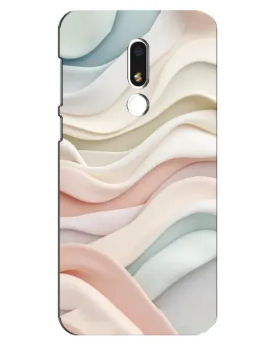 Чехол для Meizu M8 Lite с картинкой «Пастельные нежные волны» Чехол для Meizu M8 Lite с картинкой «Пастельные нежные волны»