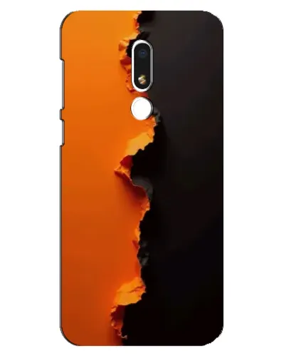 Чехол для Meizu M8 Lite с картинкой «Оранжевый разлом» Чехол для Meizu M8 Lite с картинкой «Оранжевый разлом»