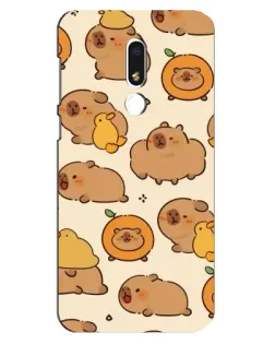 Чохол для Meizu M8 Lite з картинкою «Капібари з апельсинами» Чохол для Meizu M8 Lite з картинкою «Капібари з апельсинами»