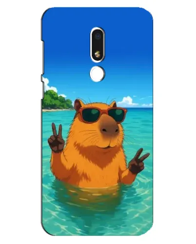 Чехол для Meizu M8 Lite с картинкой «Морская капибара» Чехол для Meizu M8 Lite с картинкой «Морская капибара»