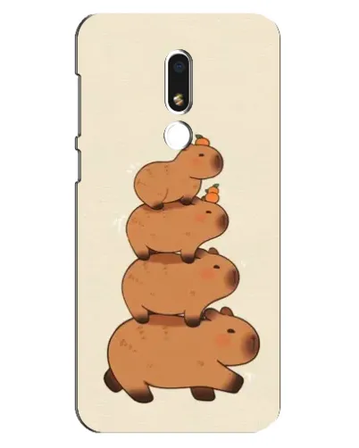 Чехол для Meizu M8 Lite с картинкой «Башня из капибар» Чехол для Meizu M8 Lite с картинкой «Башня из капибар»