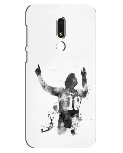 Чохол для Meizu M8 Lite з картинкою «Чорно-білий силует Мессі» Чохол для Meizu M8 Lite з картинкою «Чорно-білий силует Мессі»