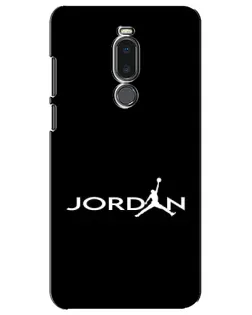 Чехол для Meizu Note 8 с картинкой «Jordan White Logo»