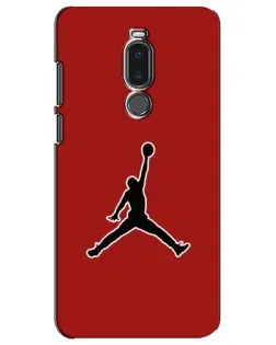 Чехол для Meizu Note 8 с картинкой «Jordan Red Back»