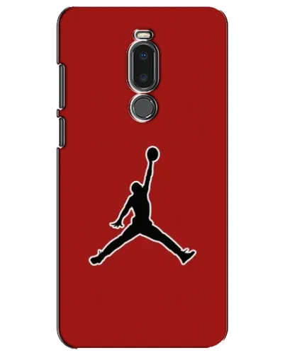 Чехол для Meizu Note 8 с картинкой «Jordan Red Back»