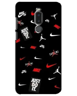 Чехол для Meizu Note 8 с картинкой «Nike Mix Pattern»