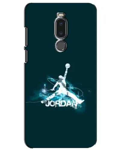 Чехол для Meizu Note 8 с картинкой «Jordan Blue Fire»