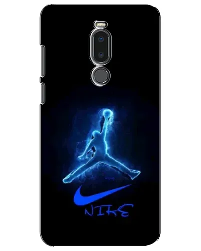 Чехол для Meizu Note 8 с картинкой «Jordan Neon Blue»