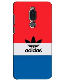 Чехол для Meizu Note 8 с картинкой «Ретро блоки Adidas»