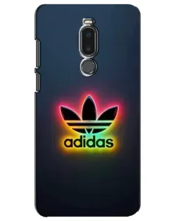 Чехол для Meizu Note 8 с картинкой «Неоновый Adidas»