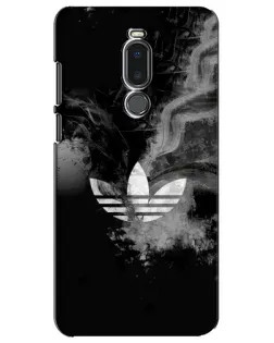 Чехол для Meizu Note 8 с картинкой «Абстрактный дым Adidas»