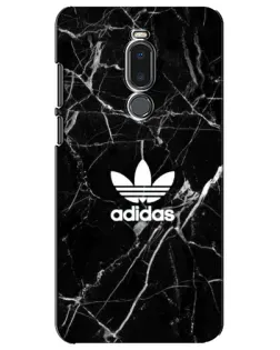 Чехол для Meizu Note 8 с картинкой «Белый мрамор Adidas»