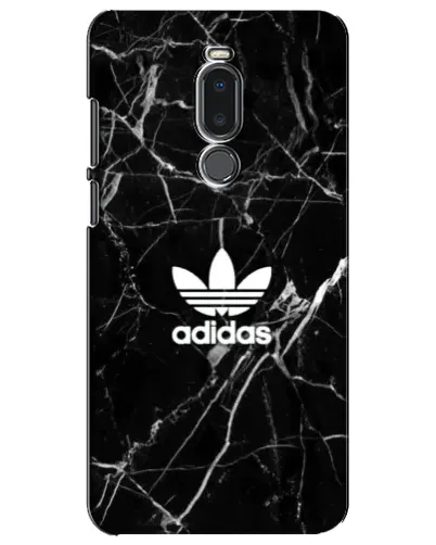Чехол для Meizu Note 8 с картинкой «Белый мрамор Adidas»