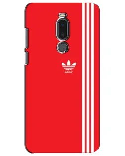 Чехол для Meizu Note 8 с картинкой «Красный минимализм Adidas»