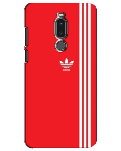 Чехол для Meizu Note 8 с картинкой «Красный минимализм Adidas»