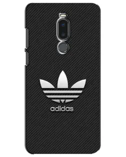 Чехол для Meizu Note 8 с картинкой «Adidas Карбоновая текстура»