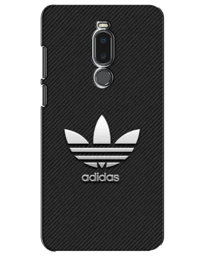 Чехол для Meizu Note 8 с картинкой «Adidas Карбоновая текстура»