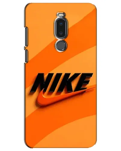 Чехол для Meizu Note 8 с картинкой «Оранжевый драйв Nike»