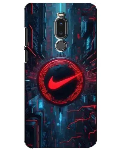 Чехол для Meizu Note 8 с картинкой «Техногенный стиль Nike»