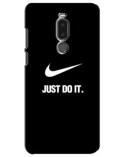 Чехол для Meizu Note 8 с картинкой «Классический принт Nike»