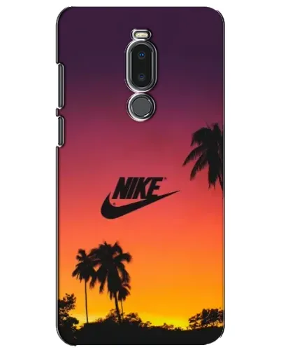 Чехол для Meizu Note 8 с картинкой «Nike на закате солнца»