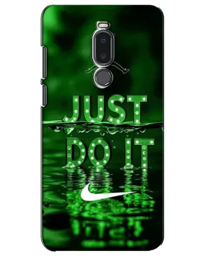 Чехол для Meizu Note 8 с картинкой «Зеленый неоновый Nike»