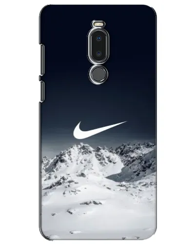 Чехол для Meizu Note 8 с картинкой «Nike — зимние горы»