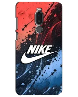 Чехол для Meizu Note 8 с картинкой «Градиентный принт Найк»