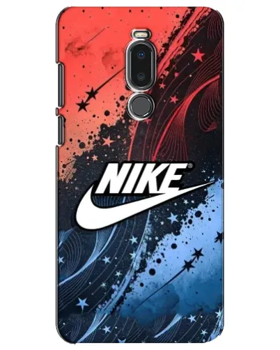 Чехол для Meizu Note 8 с картинкой «Градиентный принт Найк»