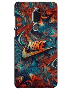 Чехол для Meizu Note 8 с картинкой «Nike в абстракции»