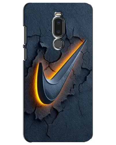 Чехол для Meizu Note 8 с картинкой «Объемный логотип Найк»