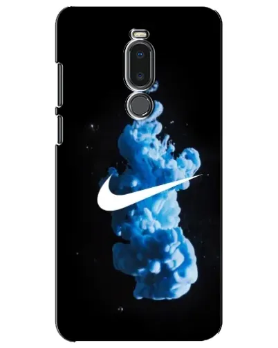 Чехол для Meizu Note 8 с картинкой «Nike и синий дым»