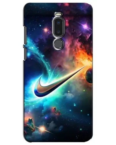 Чехол для Meizu Note 8 с картинкой «Космический Nike Swoosh»
