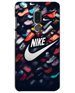 Чехол для Meizu Note 8 с картинкой «Коллекция кроссовок Nike»
