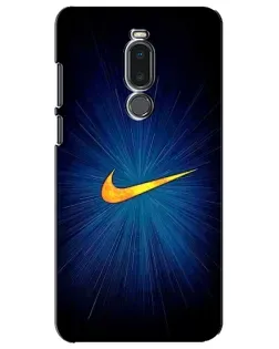 Чехол для Meizu Note 8 с картинкой «Синий пульс Nike»