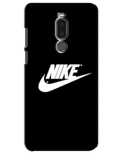 Чехол для Meizu Note 8 с картинкой «Мазки краски Nike»