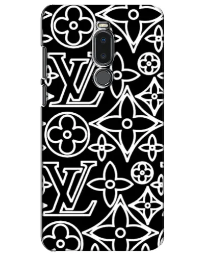 Чехол для Meizu Note 8 с картинкой «Черно-белый узор LV» Чехол для Meizu Note 8 с картинкой «Черно-белый узор LV»