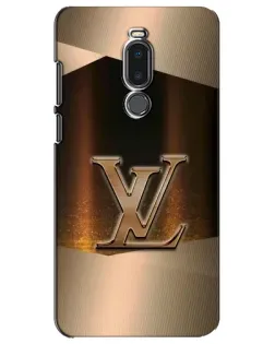 Чехол для Meizu Note 8 с картинкой «LV — золотое сияние»
