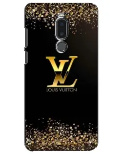 Чехол для Meizu Note 8 с картинкой «LV — золотые искры»