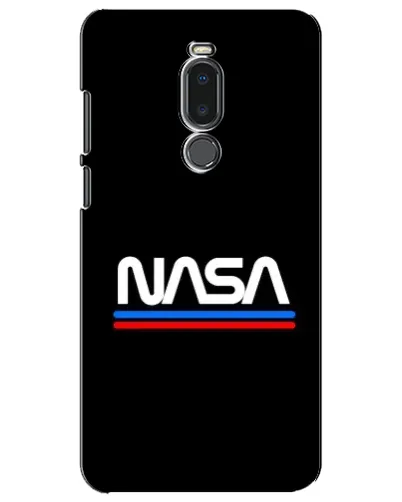 Чехол для Meizu Note 8 с картинкой «NASA — классика Red Blue»