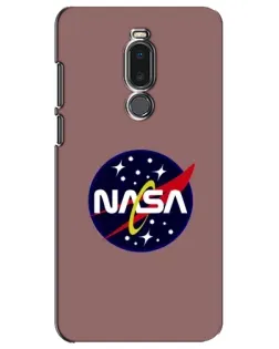 Чехол для Meizu Note 8 с картинкой «NASA — ретро космос»