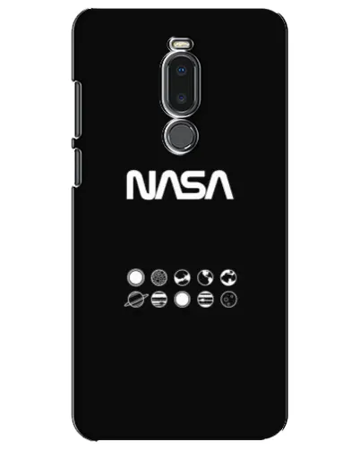 Чехол для Meizu Note 8 с картинкой «NASA — технический принт»
