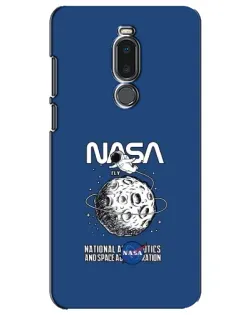 Чехол для Meizu Note 8 с картинкой «NASA — лунная миссия»