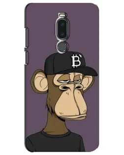 Чехол для Meizu Note 8 с картинкой «Bored Ape в кепке»