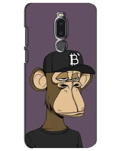 Чехол для Meizu Note 8 с картинкой «Bored Ape в кепке»