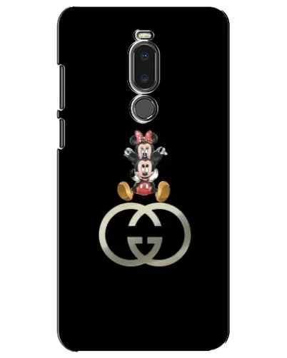 Чехол для Meizu Note 8 с картинкой «Минни Маус на лого»